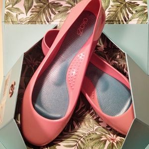 OKA b. Taylor Ballet Flats in Pink Salt